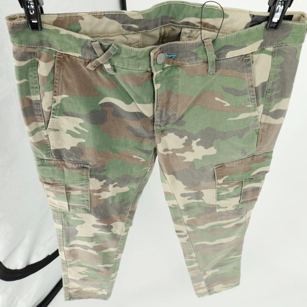JColor Men Camouflage Cargo‎ Pants Size 31 Cotton Blend Slim Fit NWOT Streetwear